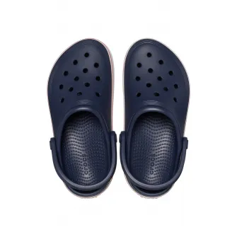 Crocs, Saboti slingback cu perforatii Off Court, Alb murdar, Bleumarin, 19-20 EU