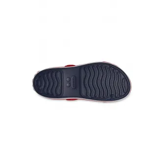 Crocs, Sandale de cauciuc cu logo, Rosu, Albastru ultramarin, 19-20 EU