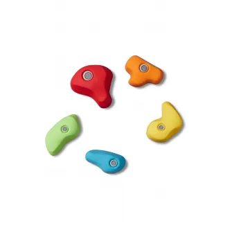 Crocs, Set de talismane de cauciuc pentru saboti Jibbitz - 5 piese, Multicolor