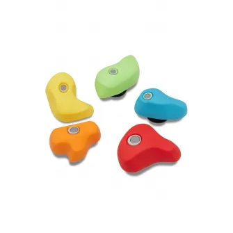Crocs, Set de talismane de cauciuc pentru saboti Jibbitz - 5 piese, Multicolor