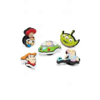 Crocs, Set de talismane Toy Story Jibbitz™ - 5 piese, Rosu, Verde, Albastru