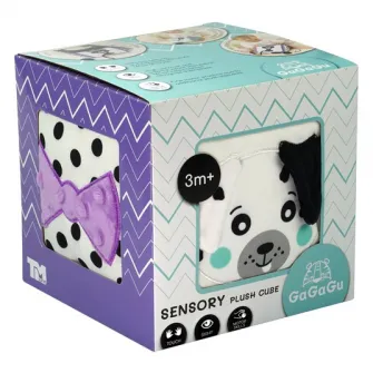 Cub senzorial de plus GaGaGu, cu activitati, 15 cm