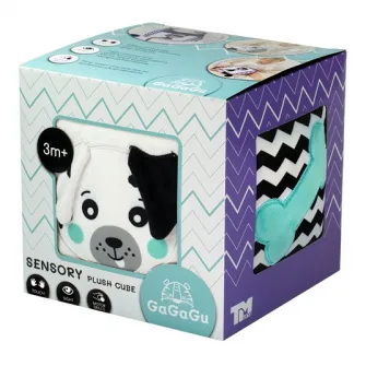 Cub senzorial de plus GaGaGu, cu activitati, 15 cm