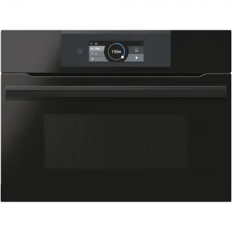 Компактная встраиваемая духовка Haier HWO45NB6T0B1, Электрическая, 34 л, Функция СВЧ, Гриль, Интерфейс I-Touch, Черный
