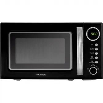 Cuptor cu microunde Daewoo KOR-6S2BK, 20 litri, 700 W, Digital, Negru