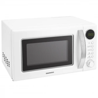 Cuptor cu microunde Daewoo KOR-6S2BW, 20 litri, 700 W, Digital, Alb