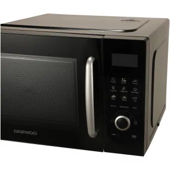 Cuptor cu microunde Daewoo KOR-91RBK-2, 23 l, 800 W, Control digital, Display LED, Negru