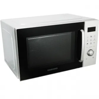 Cuptor cu microunde Daewoo KOR-91RBS-2, 23 l, 800 W, Control digital, Display LED, Argintiu
