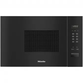 Cuptor cu microunde incorporabil Miele M 2230 SC D OBSW, 17 l, 900 W, Digital, Timer, EasySensor, Iluminare LED, Negru