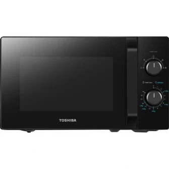 Cuptor cu microunde Toshiba MW2-MM20PBK, 20 l, Control mecanic, 800W, Negru