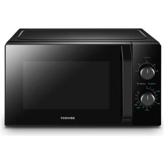 Cuptor cu microunde Toshiba MW2-MM20PBK, 20 l, Control mecanic, 800W, Negru