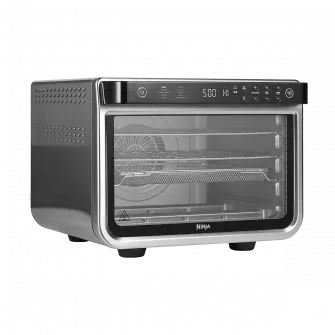 Cuptor electric Ninja Foodi DT200EU, 10 in 1, afisaj digital, 29 L, 2400 W, negru/argintiu