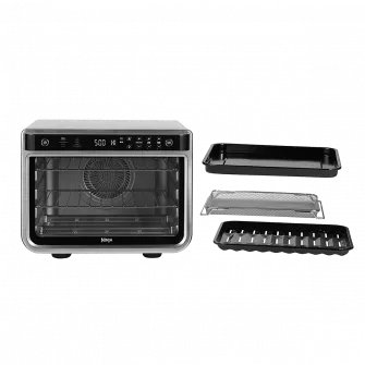 Cuptor electric Ninja Foodi DT200EU, 10 in 1, afisaj digital, 29 L, 2400 W, negru/argintiu