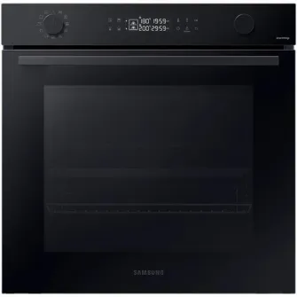 Cuptor incorporabil Bespoke Samsung NV7B44207AK/U2, Electric, 76 l, Autocuratare catalitica, Dual Cook, Display touch, SmartThings Cooking, Clasa A+, Negru