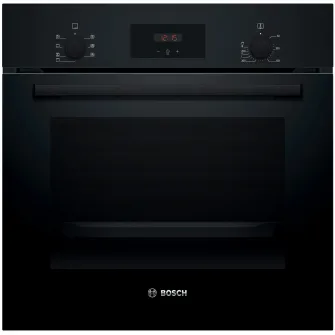 Cuptor incorporabil Bosch HBF133BA1, Electric, 66 l, Autocuratare EcoClean Direct, Convectie 3D, Clasa A, Negru