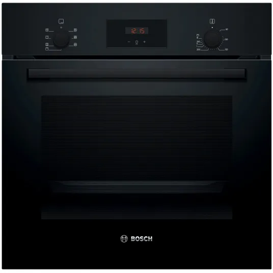 Cuptor incorporabil Bosch HBF133BA1, Electric, 66 l, Autocuratare EcoClean Direct, Convectie 3D, Clasa A, Negru