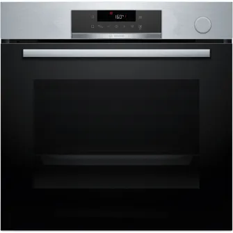 Cuptor incorporabil Bosch HRG532BS3, 71 L, Electric, Multifunctional, 7 functii, Grill, Touch control, Added Steam, Air Fry, AutoPilot15, Autocuratare EcoClean + hidrolitica, Clasa A+, Inox