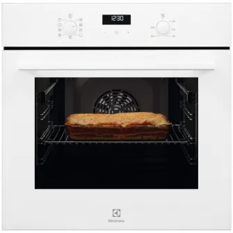 Cuptor incorporabil Electrolux EOF5F50BV, 65 l, Autocuratare catalitica, Timer electronic, SurroundCook, Clasa A, Alb