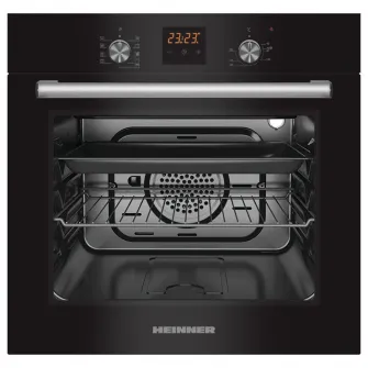 Cuptor incorporabil Heinner HBO-S569LDTGC-GBK, Electric, 56 l, Multifunctional, 9 Functii, GRILL, Display Touch, Clasa A, Sticla Neagra
