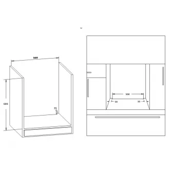 Встраиваемая духовка Heinner HBO-S624LTG-IX, электрическая, 62 л, 4 функции, гриль, класс A, нержавеющая сталь
