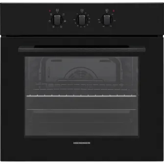 Cuptor incorporabil Heinner HBO-V656GC-BK, Electric, 65 l, 6 functii, Multifunctional, Grill, Ventilatie, Timer, Clasa A, Negru
