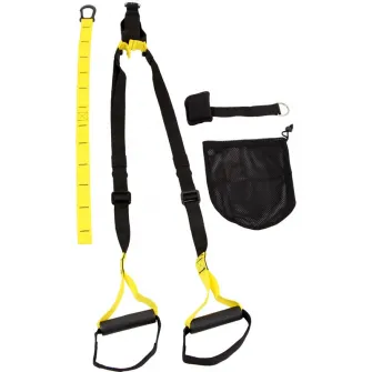 Curea de antrenament, Aktivsport, 245 cm, Galben/Negru