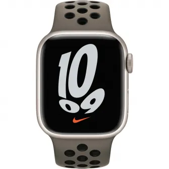 Curea pentru Apple Watch 41mm, NIKE Sport Band, Olive Grey/Black