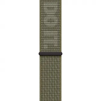 Curea pentru Apple Watch 41mm, NIKE Sport Loop, Sequoia/Pure Platinum