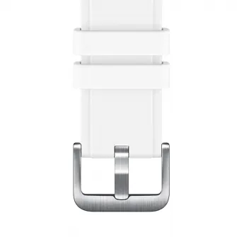 Curea smartwatch Samsung Ridge Sport Band pentru Galaxy Watch 4 / 4 Classic (20mm, M/L), Alb