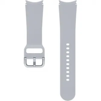 Curea smartwatch Samsung Sport Band pentru Galaxy Watch4 20mm M/L, Silver