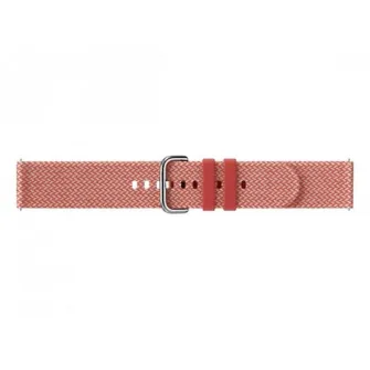 Curea textila Samsung Kvadrat pentru Galaxy Watch Active 2 / Galaxy Watch (42mm) / Gear Sport Red