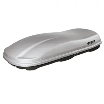 Cutie portbagaj Farad Marlin, deschidere dubla, Gri, 680 l, 210X100X42 cm