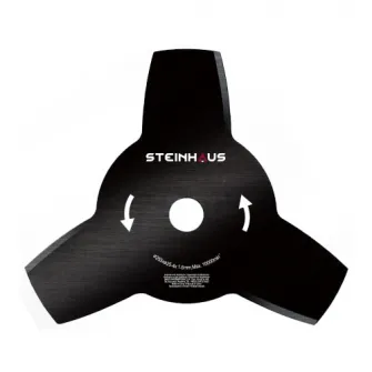 Cutit de taiere cu 3 dinti Steinhaus, grosime 1,6mm, diametru taiere 255mm, pentru motocoasa PRO-BC62
