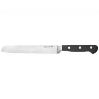 Cutit pentru paine Hendi, otel inoxidabil/plastic POM, lungime lama/cutit 23/34,5 cm