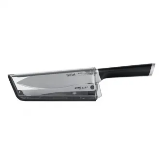Cutitul bucatarului Tefal Ever Sharp 16.5 cm, suport cu tehnologie Dual Pivot, sistem de blocare