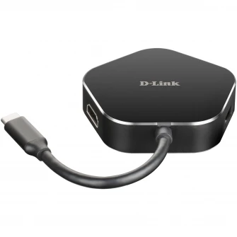 D-Link 4-in-1 DUB-M420 USB Tip C
