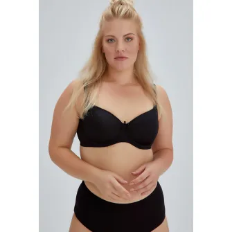 DAGI, Sutien cu burete si bretele ajustabile, Negru, 80B