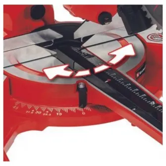 Debitor cu sistem de glisare Einhell TC-SM 2131/1 Dual, 1500 W, 220-240 V, 4900 RPM, 210 x 30 mm lama taiere