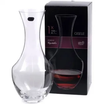 Decantor sticla cristalina Bohemia Giselle, 1.5 L