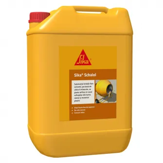 Decofrant pe baza de ulei mineral, SikaSchalöl, bidon 5 l, consum redus, usor de aplicat pe cofraje