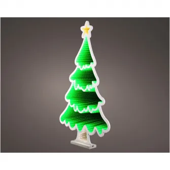 Decoratiune cu LED Infinity Light Tree Lumineo, 39.8x27.2xH40 cm, 126 LED, polietilena