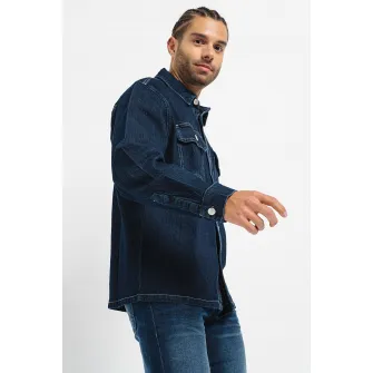 Denim Project, Camasa de denim Worker, Bleumarin, S