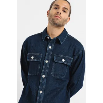 Denim Project, Camasa de denim Worker, Bleumarin, S