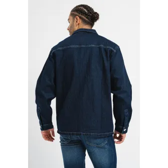 Denim Project, Camasa de denim Worker, Bleumarin, S