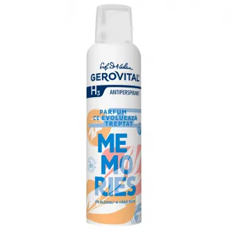 Deodorant Antiperspirant Memories, Gerovital, 150 ml