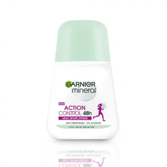 Deodorant antiperspirant roll-on Garnier Mineral Action Control pentru femei, 50 ml
