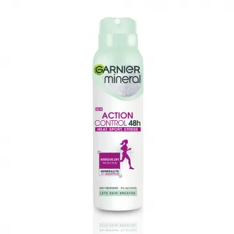 Deodorant antiperspirant spray Garnier Mineral Action Control pentru femei, 150 ml
