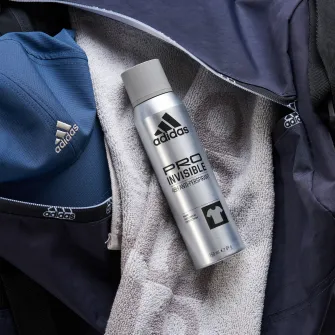 Deodorant spray antiperspirant Adidas Male Pro Invisible, 150 ml