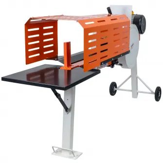 Despicator lemne Ruris DL1000, 1800 W, 230 V, IP54, 10 tone forta despicare, 50-300 mm Ø despicare, 520 mm lungime maxima despicare, capc protectie, roti transport