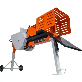 Despicator lemne Ruris DL1000, 1800 W, 230 V, IP54, 10 tone forta despicare, 50-300 mm Ø despicare, 520 mm lungime maxima despicare, capc protectie, roti transport